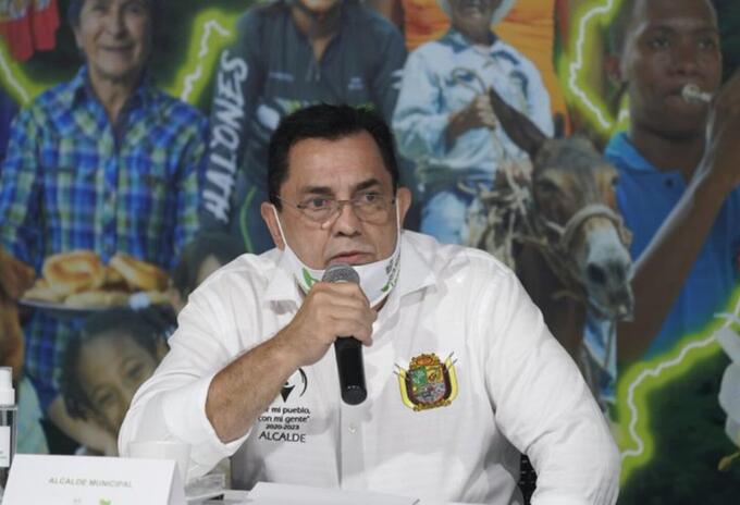 Alcalde de Titiribí, Juan Guillermo Bolívar Colorado.