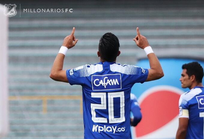 Fernando Uribe, delantero de Millonarios