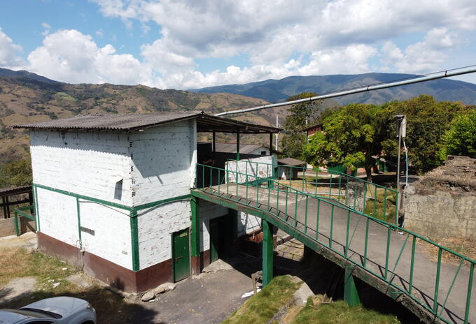 Hacienda Las Mercedes, lugar de traslado de los excombatientes en Ituango, Antioquia.