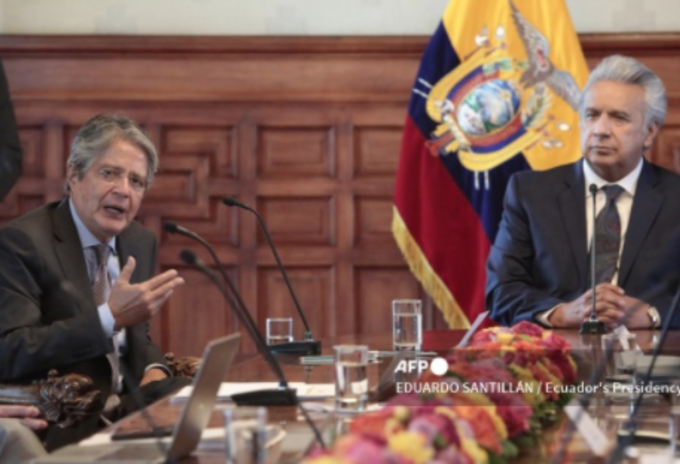 Guillermo Lasso y Lenín Moreno