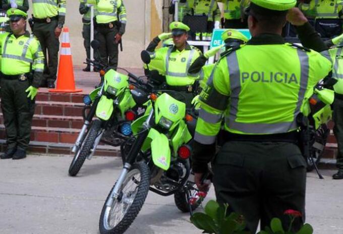 Policías de Bucaramanga
