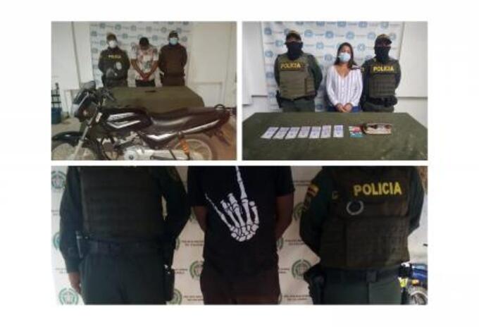 Por los delitos de hurto y porte ilegal de armas fueron capturadas tres personas en Sincelejo,y San Onofre, Sucre
