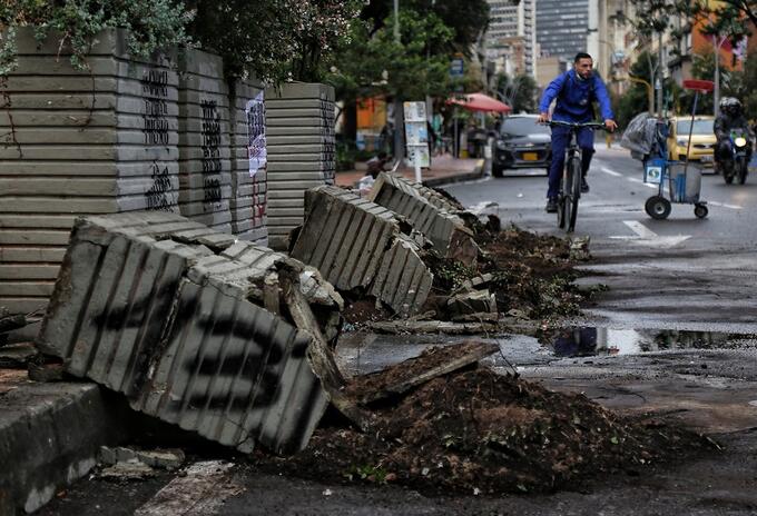 Vandalismo en paro nacional 28 de abril