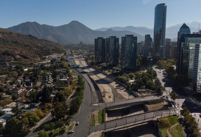 Confinamiento en Santiago de Chile