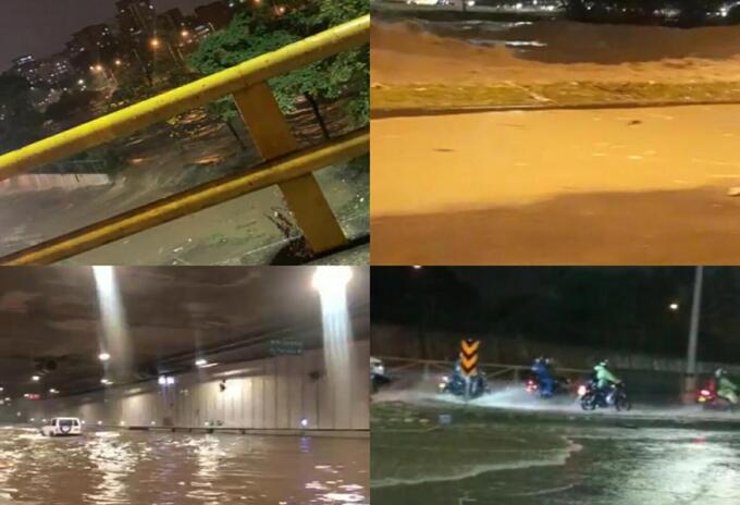 Desbordamiento del río Medellín.