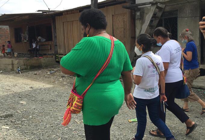 Directora de la UBPD en recorrido por Buenaventura (Valle del Cauca)