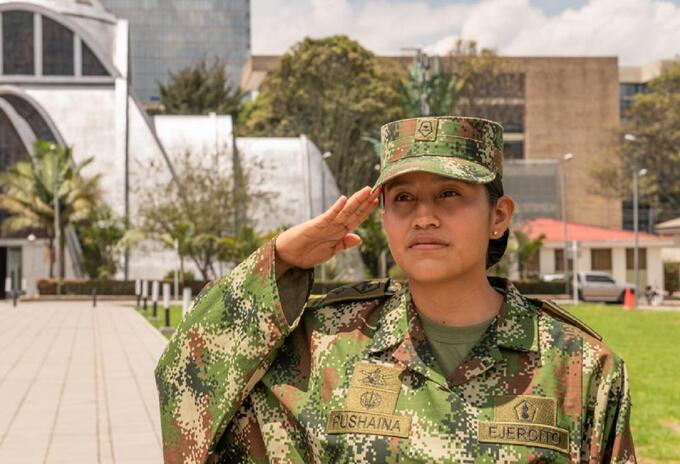 Julieth Pushaina Epiayú, primera mujer wayúu en el Ejército