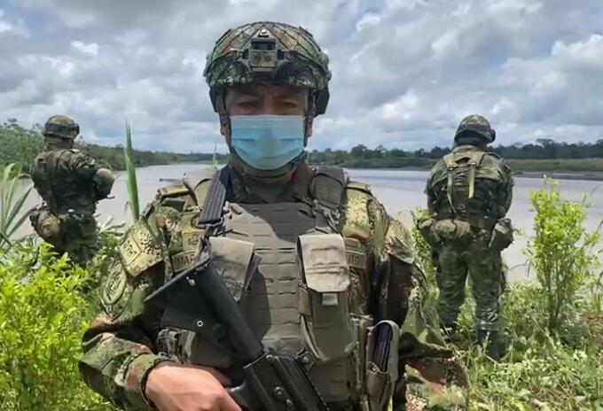 Desde la vereda San Luis el Ejercito explico su salida