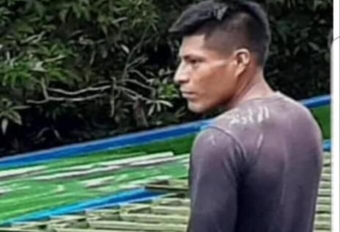 El joven líder indígena falleció en medio de los combates entre ilegales