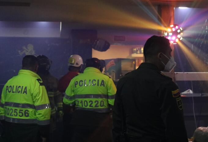 Fiesta clandestina en Bogotá