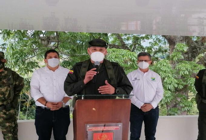 Subdirector de la Policía Nacional, General Hoover Alfredo Penilla Romero.