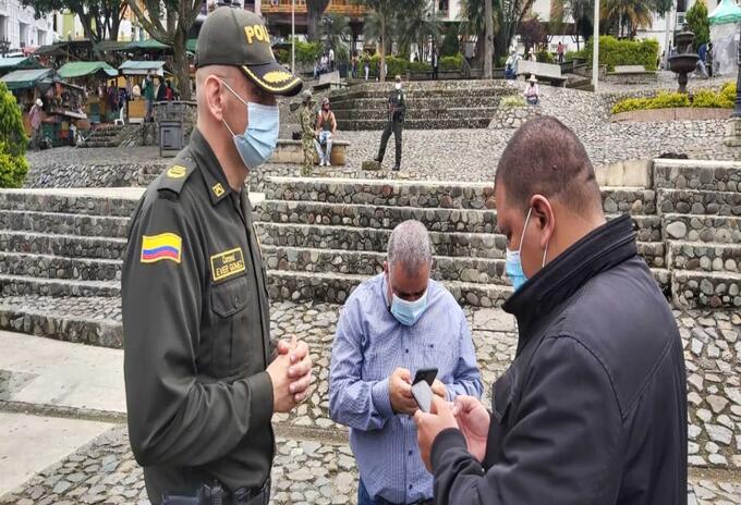 Consejo de seguridad en Concordia, Antioquia.