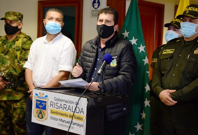 Decretan toque de queda en Risaralda