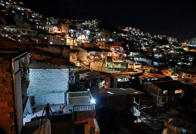 Panorámica del barrio Siloé, en Cali.