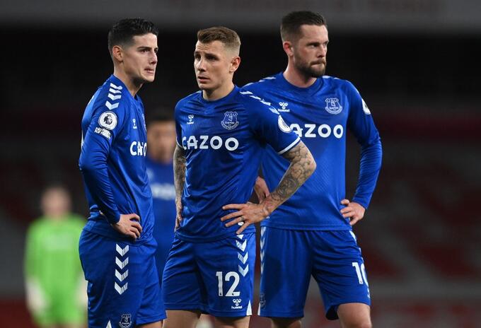 James Rodríguez, Everton, Premier League 2021