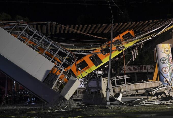 Accidente metro México