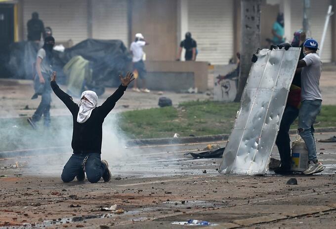 Manifestaciones y protestas en Cali, conta la reforma tributaria