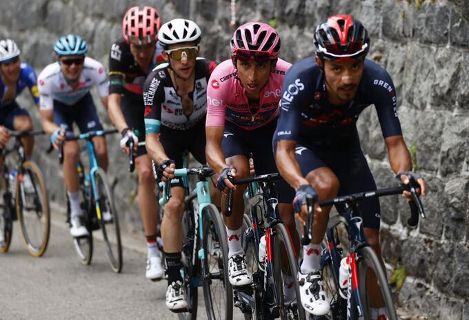 Egan Bernal, Daniel Felipe Martínez, Giro de Italia 2021