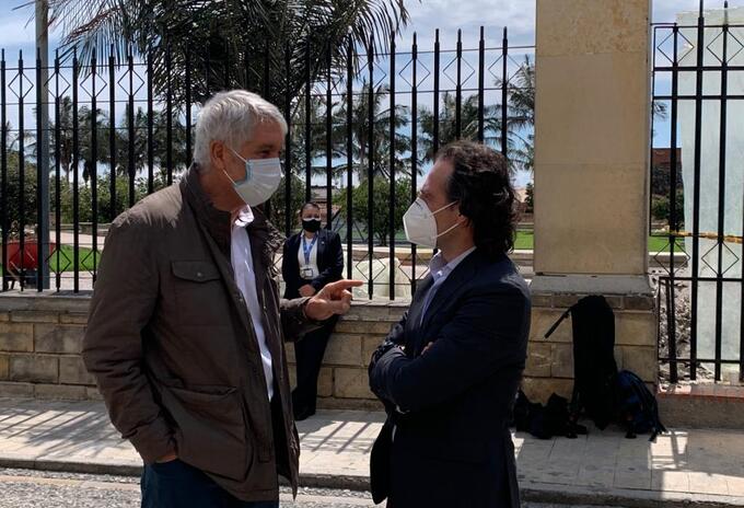 Enrique Peñalosa y Federico Gutiérrez.