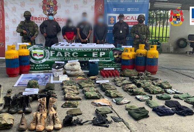 Disidentes capturados por vandalismo en Cali