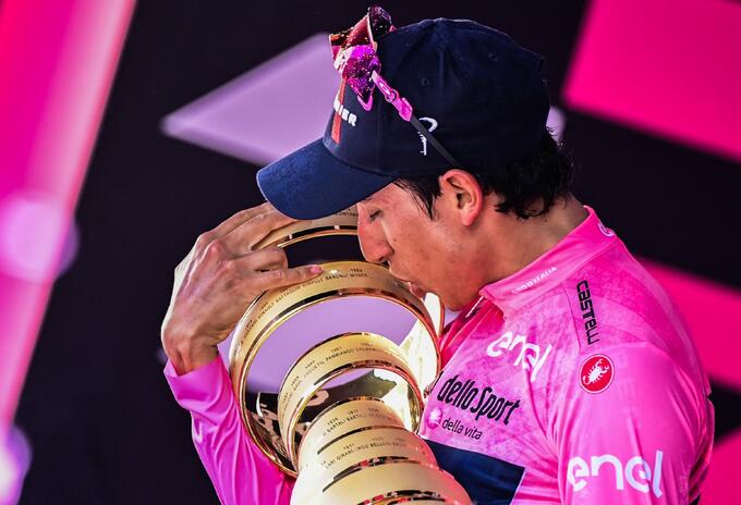 Egan Bernal, campeón del Giro de Italia 2021 Egan Bernal, campeón del Giro de Italia 2021