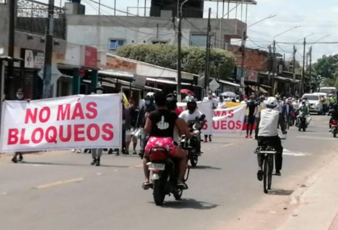 Gremio de comerciantes rechaza bloqueos en Barrancabermeja