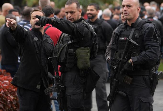 Operativo antidrogas en favela de Río de Janeiro