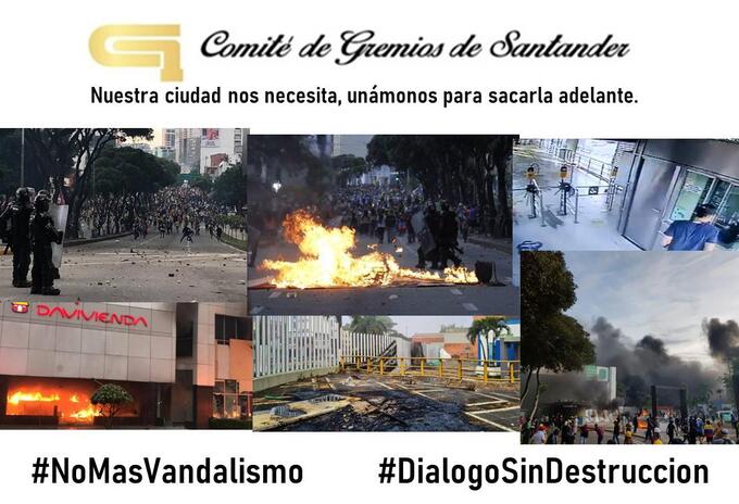 En los últimos días Bucaramanga ha vivido el caos por protestas vandálicas.