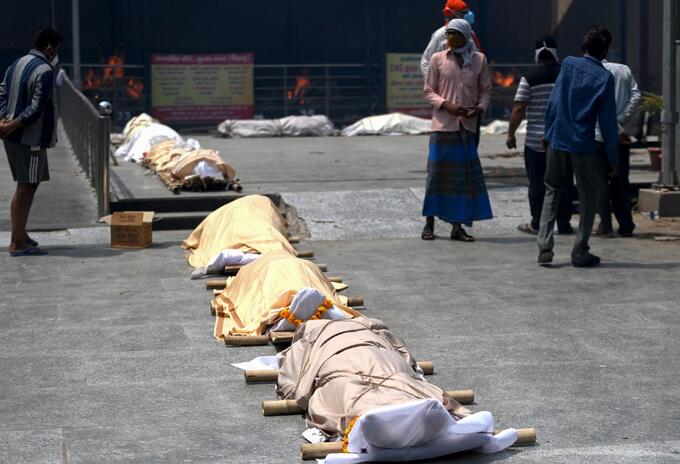 Muertos por coronavirus en India tras explosión de casos
