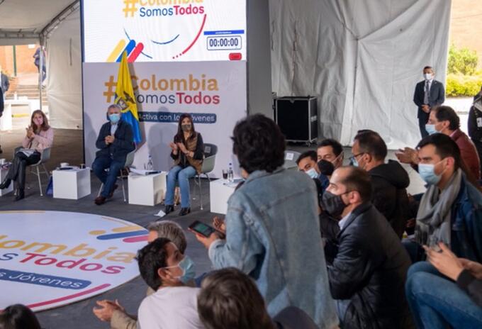 Reunión de Duque y Jóvenes en Bogotá