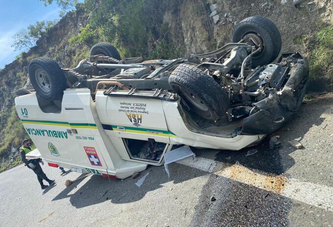 En este incidente dos personas resultaron lesionadas.