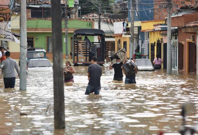 Inundación en La Virginia (Risaralda)