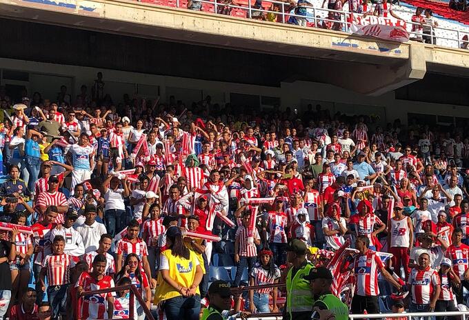 Hinchas del Junior de Barranquilla