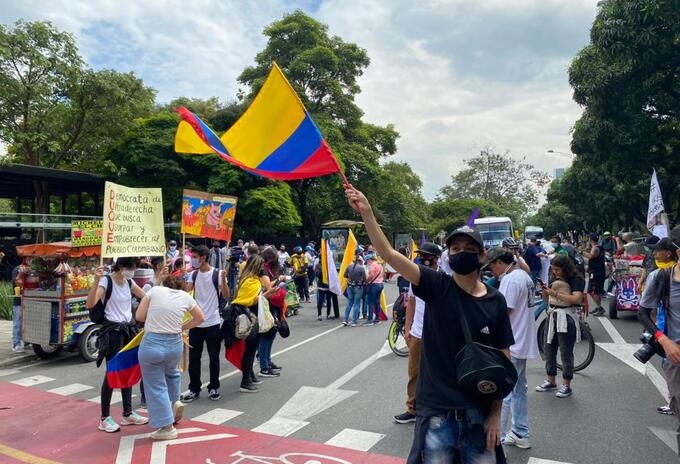 Manifestaciones en Medellín referencia Manifestaciones en Medellín referencia