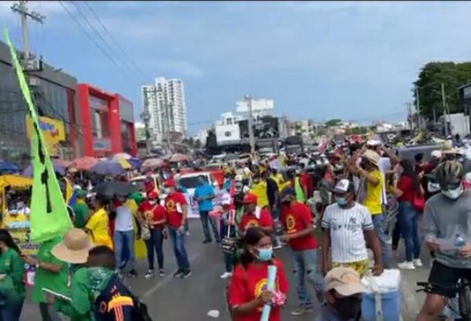 Marcha en Cartagena