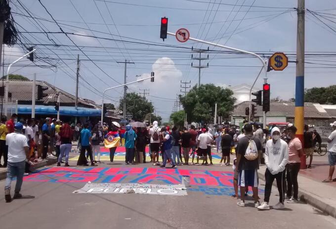 Manifestaciones en Barranquilla