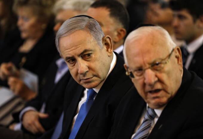 Benjamin Netanyahu y Reuven Rivlin