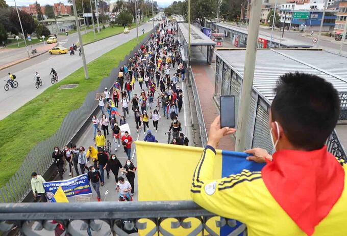 Protestas en Bogotá/ Paro nacional el 12 de mayo de 2021