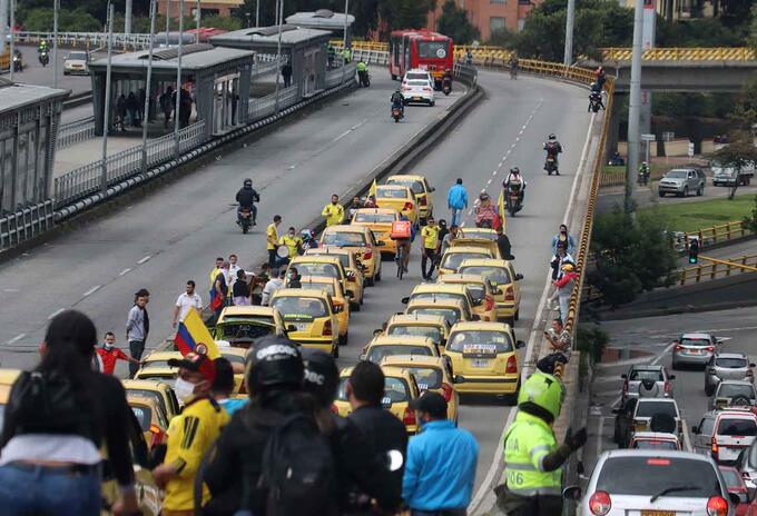 Taxistas de Bogotá / Paro de taxistas