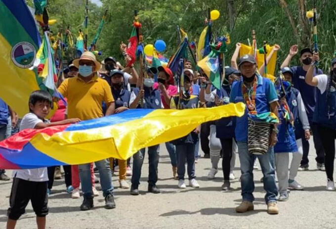 La minga indígena en Antioquia ha sido pacífica.