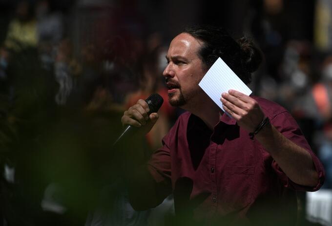 Pablo Iglesias, líder de Unidas Podemos
