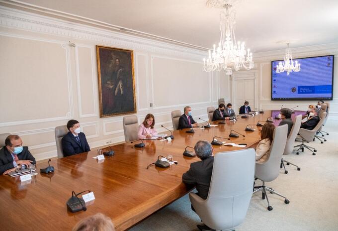 Presidente Iván Duque, reunión con Altas Cortes
