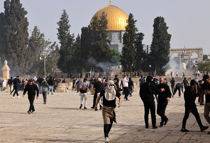 Enfrentamientos en Jerusalén