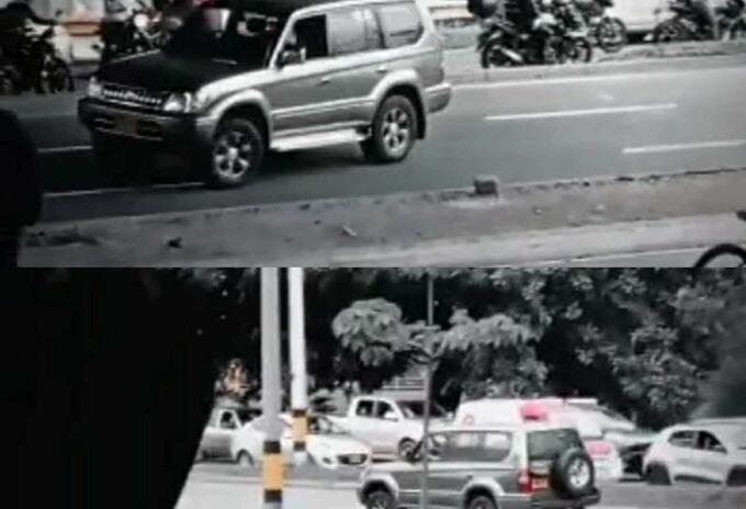 Fotografías tomadas del video aficionado.