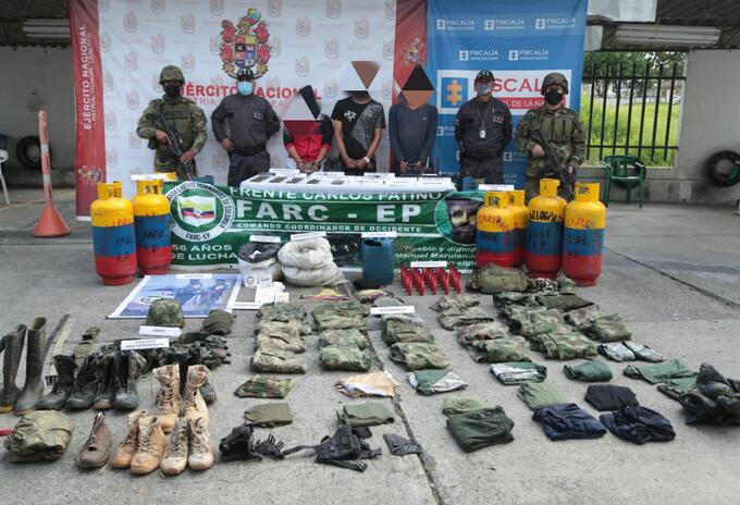 Captura de tres integrantes de las Farc, en el Cauca.