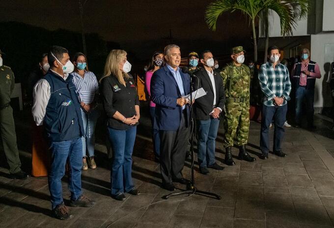 Presidente Iván Duque en Cali