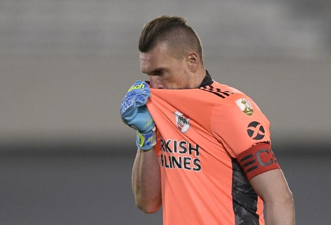 Franco Armani, portero argentino