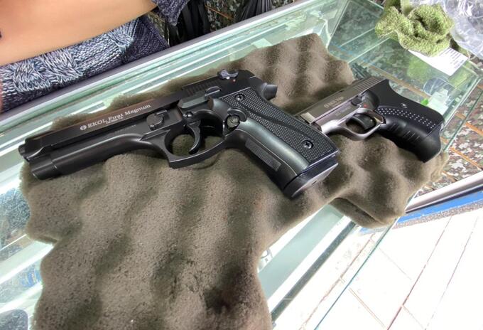 Armas traumáticas vendidas en Colombia