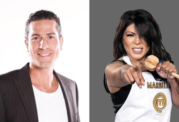 Gregorio Pernia y Marbelle en MasterChef Celebrity Gregorio Pernia y Marbelle en MasterChef Celebrity
