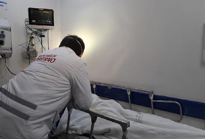 El joven Dilan Suárez perdió su ojo derecho en medio de desmanes